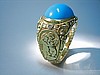 Turquois and Gold Ring