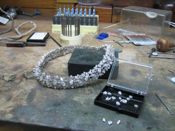 Setting Diamond Necklace
