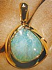 18K Gold and Opal Pendant